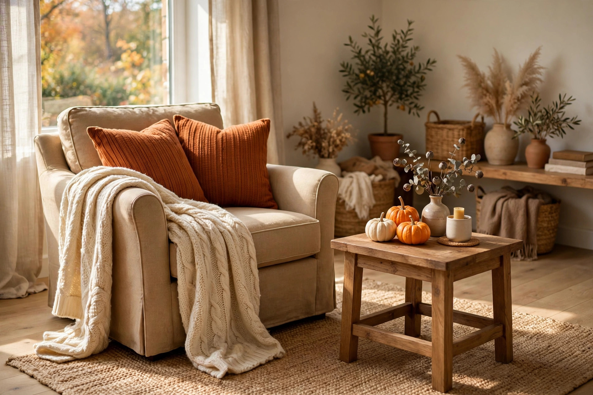 15 Cozy Fall Living Room Decor Ideas