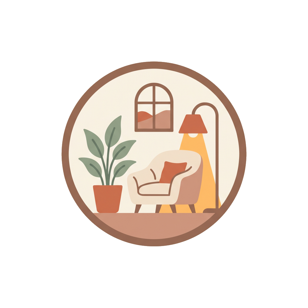 The Cozy Corner Edit logo illustration